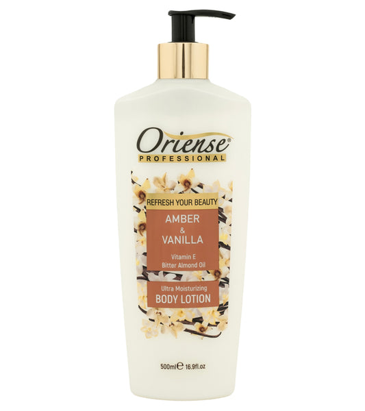 ORIENSE PROFESSIONAL 500ml Body Lotion Amber & Vanilla