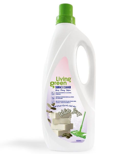 LIVING GREEN 1000ml Surface Cleaner White Soap