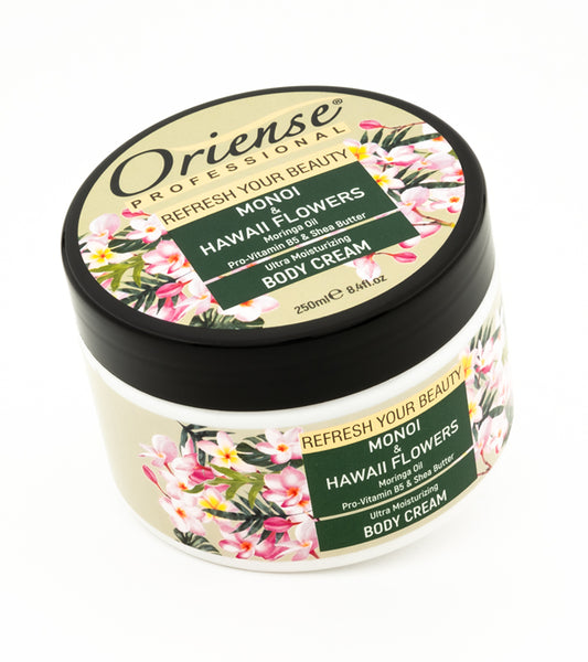 ORIENSE PROFESSIONAL 250ml Body Cream Monoi & Hawaii Flowers
