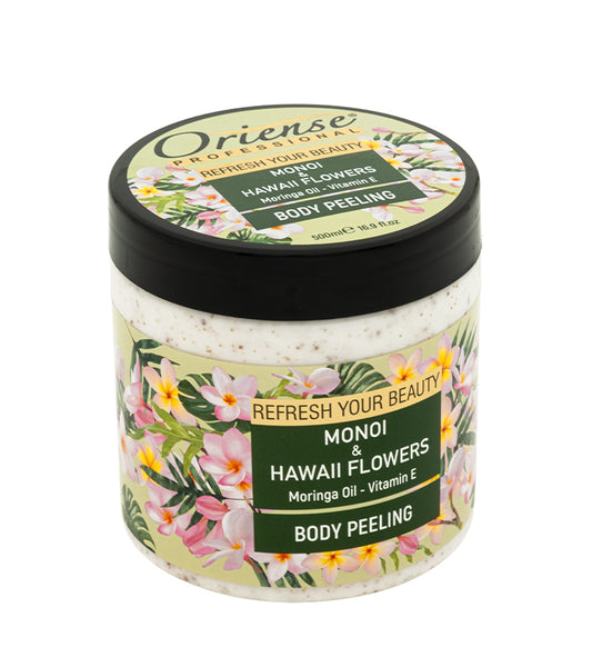 ORIENSE PROFESSIONAL 500ml Body Peeling Monoi & Hawaii Flowers