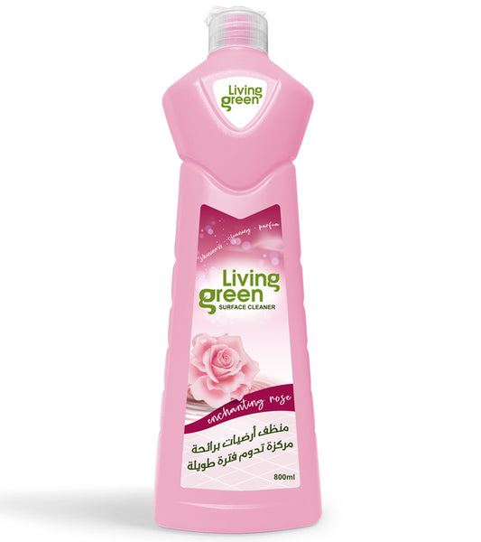 LIVING GREEN 800ml Surface Cleaner Enchanting Rose